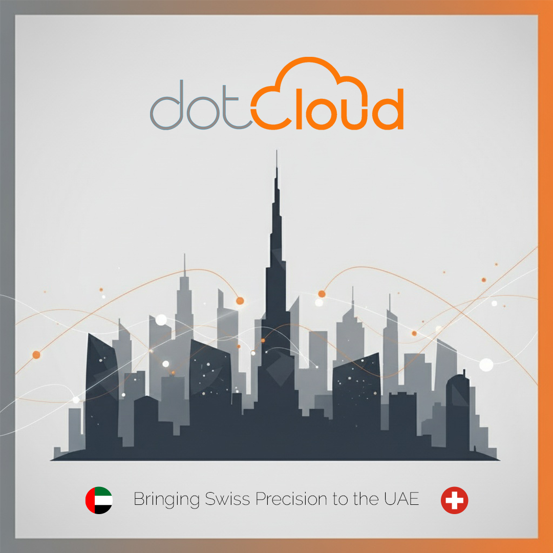 dotCLOUD - Bringing Swiss Precision to the UAE with Dubai skyline